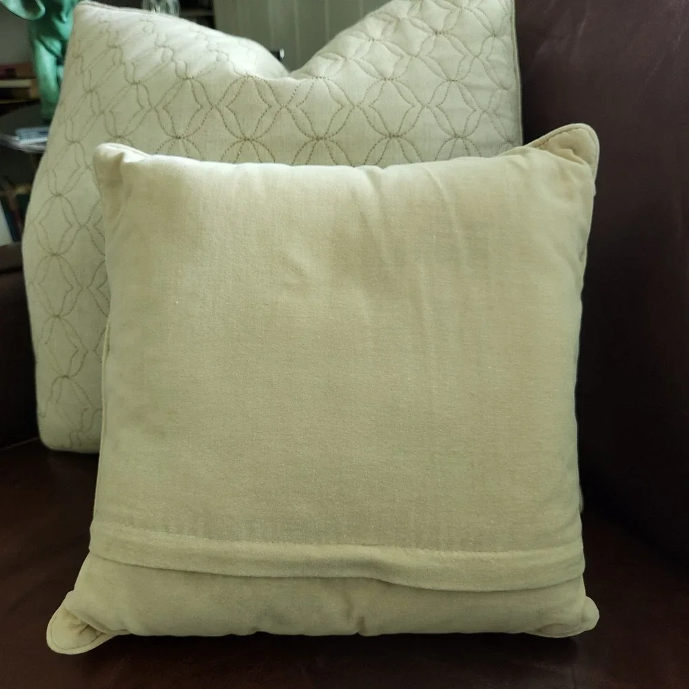 Precious Pair of SHAR-PEI Dogs Needlepoint Pillow 12